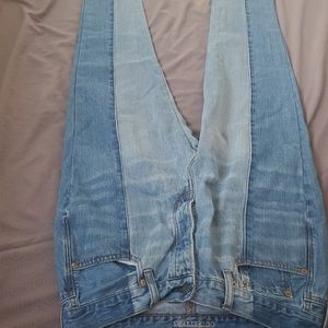 American Eagle high rise jeans 2 tone
